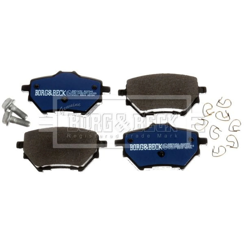 Borg & Beck Front & Rear Brake Discs & Pads fits Peugeot 308 II 2013-2021