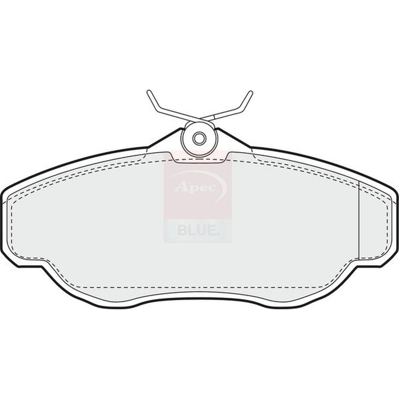 Apec Front Brake Pad Set fits Land Rover Discovery 1998-2004 2.5 4.0