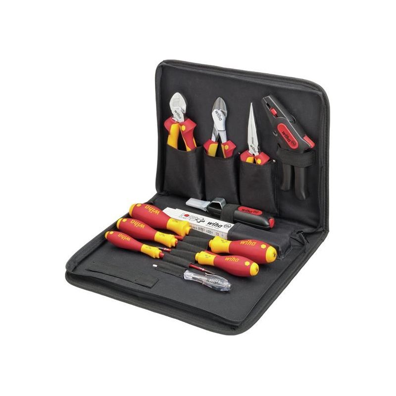 Wiha electrician Tool Set, 13 Piece Wiha - Dynamic Drive