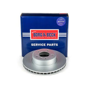 Borg & Beck Front Vented & Rear Vented Brake Discs & Pads fits BMW 5 2004-2010