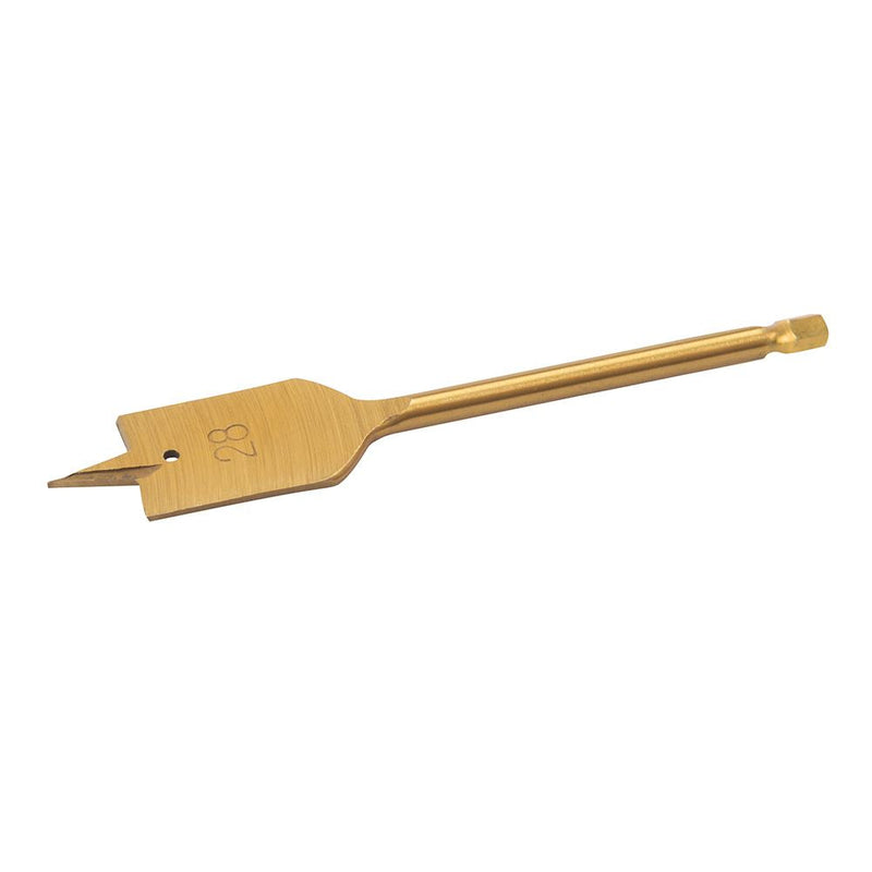 Silverline Titanium-Coated Flat Bit 28mm Silverline - Dynamic Drive