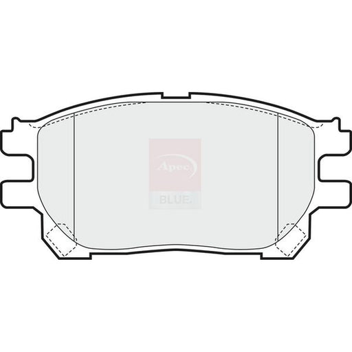 Apec Front Brake Pad Set fits Toyota Previa / Estima II 2000-2006 2.0 2.4