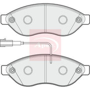 Apec Front Brake Pad Set fits Citroën Relay III 2006-2023 2.0 2.2 3.0
