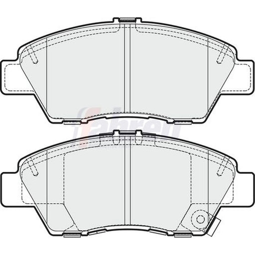 Fahren Front Brake Vented Discs & Pads fits Honda Cr-Z 2010-2013 1.5