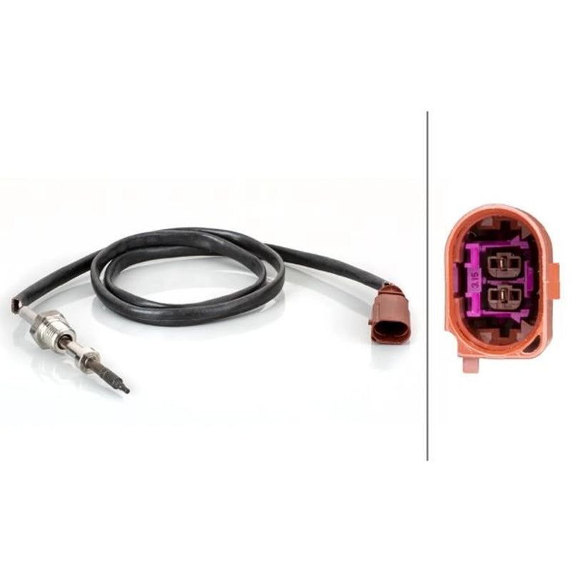 Hella Exhaust Gas Temperature Sensor before soot particulate filter fits Audi A3
