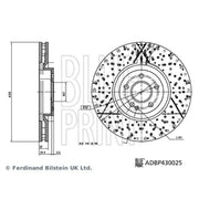 Blue Print Front & Rear Brake Discs & Pads fits Mercedes-Benz Gla-Class