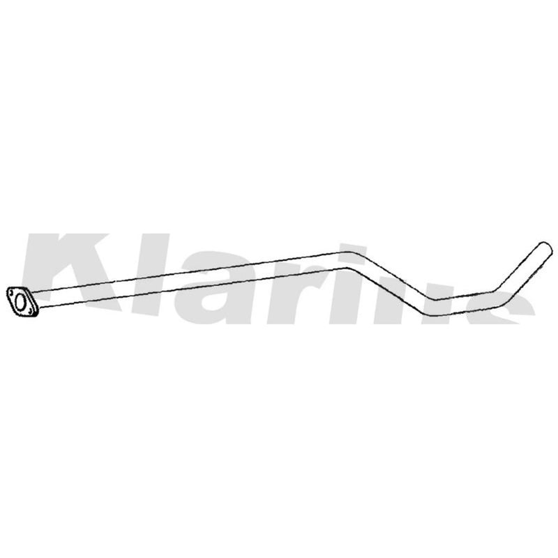 Klarius Exhaust Pipe OD fits Opel Zafira Tourer C 2011-2018 2.0