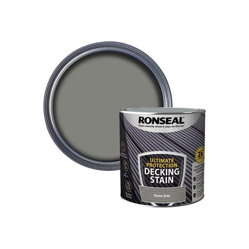 Ronseal Ultimate Protection Decking Stain Stone Grey 2.5 litre Ronseal - NN4 Online