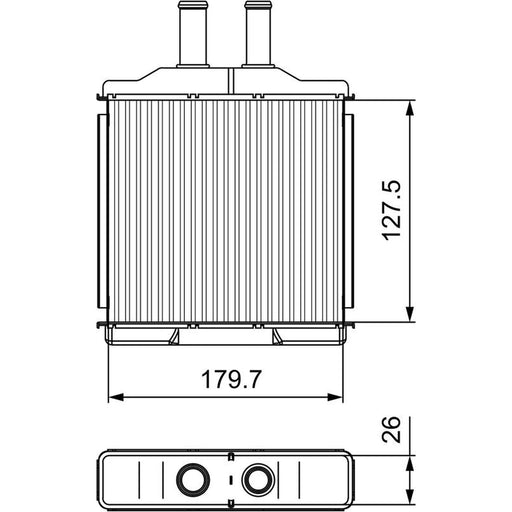 Valeo Heater Matrix Core Heat Exchanger 811541