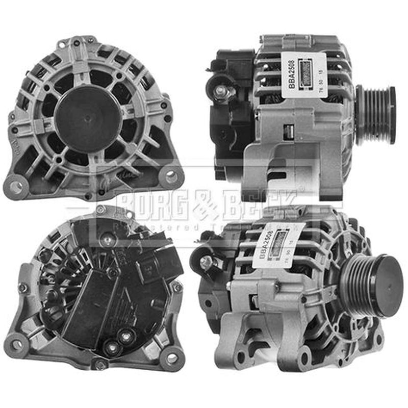 Borg & Beck Car Alternator 12V fits Citroën Dispatch II 2007-2016 1.6