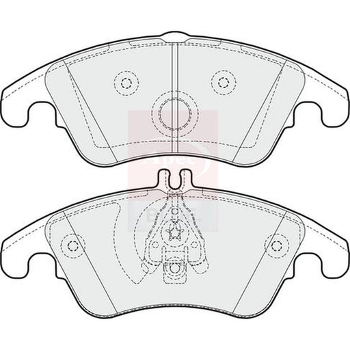 Apec Front & Rear Brake Discs & Pads fits Mercedes-Benz E-Class T-Model