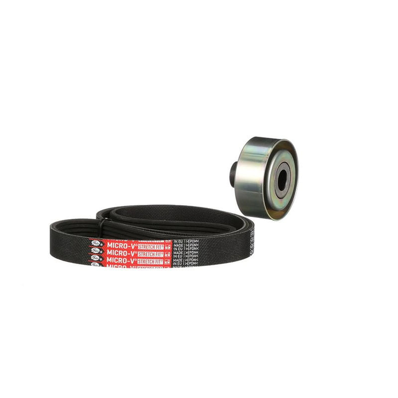 Gates V-Ribbed Belt Set fits Citroën C2 2003-2009 1.4
