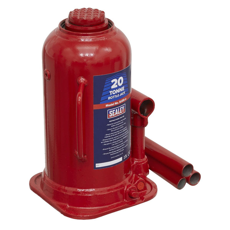 Sealey Bottle Jack 20 Tonne SJ20 Sealey - Dynamic Drive