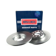 Borg & Beck Front & Rear Brake Discs & Pads fits Jeep Compass 2016-2017
