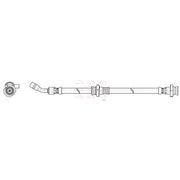 Apec Brake Hydraulic Hose Line Front Left fits Nissan X-Trail 2014 on