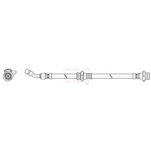 Apec Brake Hydraulic Hose Line Front Left HOS4462