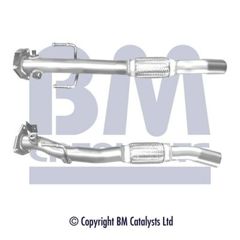 BM Catalysts Exhaust Pipe OD fits Fiat Fiorino Box Body/Mpv 2007 on 1.3