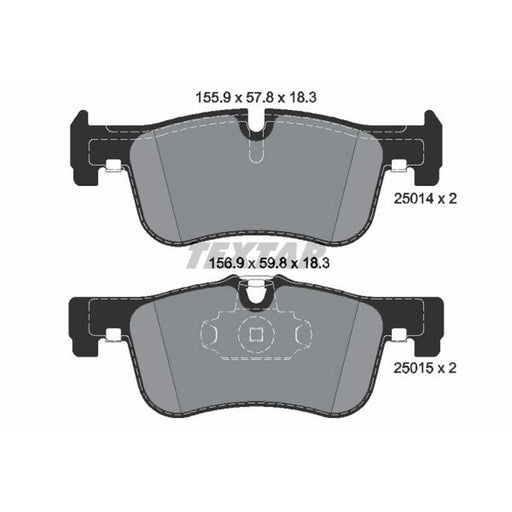 Textar Front Brake Pad Set 2501401