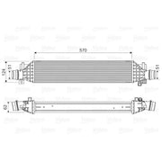 Valeo Intercooler (Charge Air Cooler) 818629