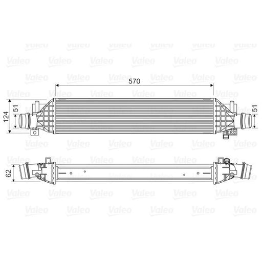 Valeo Intercooler (Charge Air Cooler) 818629