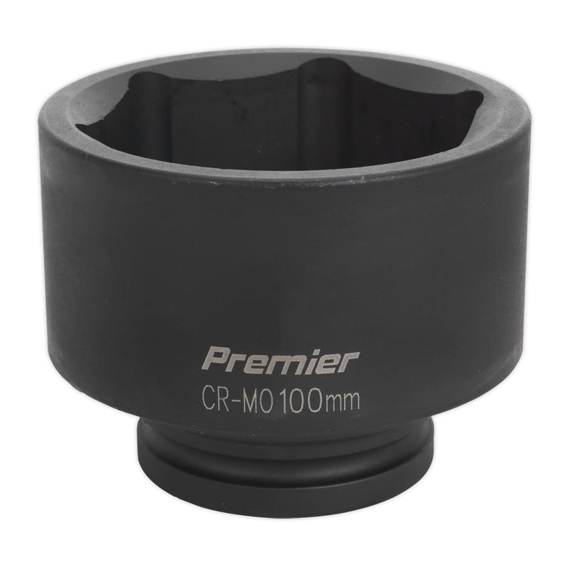 Sealey Impact Socket 100mm 1"Sq Drive IS1100 Sealey - Dynamic Drive