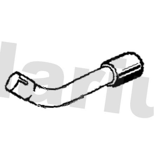 Klarius Exhaust Pipe OD fits Volvo S60 II 2010-2015