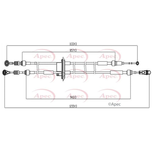 Apec Manual Transmission Cable Pull CAB7028