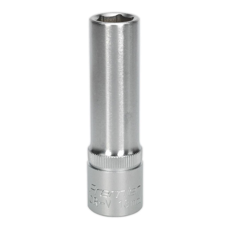 Sealey WallDrive Socket 13mm Deep 1/2"Sq Drive S1213D Sealey - Dynamic Drive