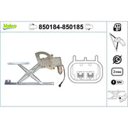Valeo Electric Window Regulator Lifter Left Front 850184