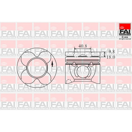FAI Piston Cylinder Bore =