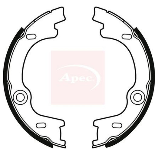 Apec Parking Brake Shoe Set fits Kia Carens III 2006-2013 1.6 2.0