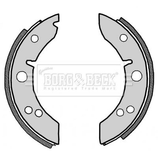 Borg & Beck Brake Shoe Set Axle Kit BBS6154