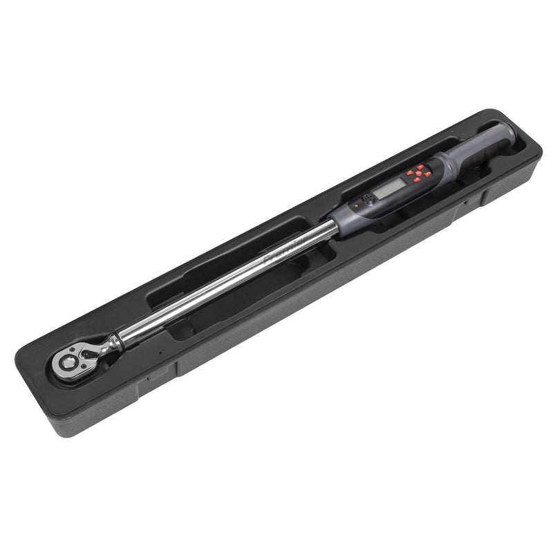 Premier Digital Torque Wrench with Angle Function 1/2"Sq Drive 30-340Nm Sealey Premier - Dynamic Drive