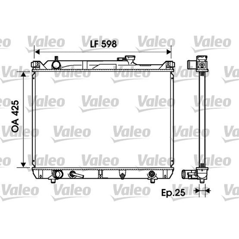 Valeo Engine Radiator 734161