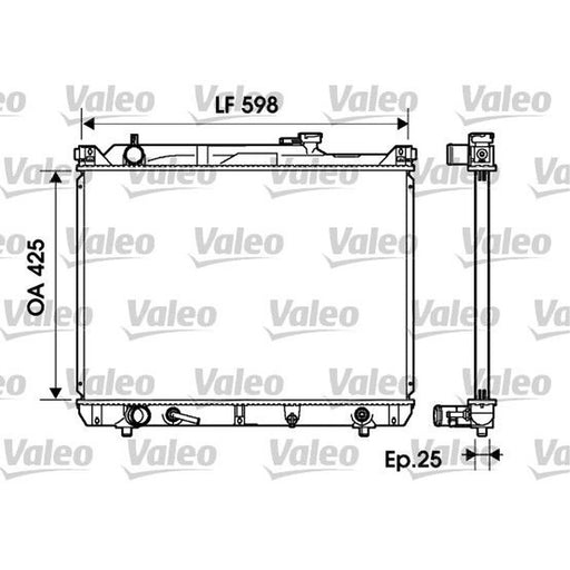 Valeo Engine Radiator 734161