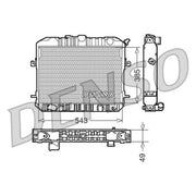 Denso Engine Radiator DRM46200