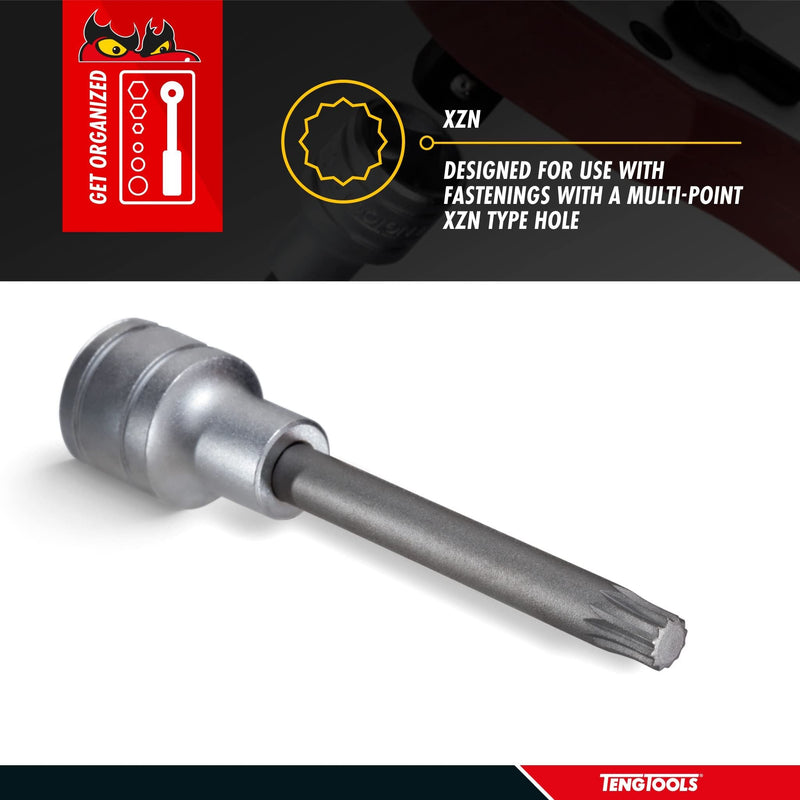 Teng Tools 1/2" Long XZN/Triple Square Bit Socket 09 Teng Tools - Dynamic Drive