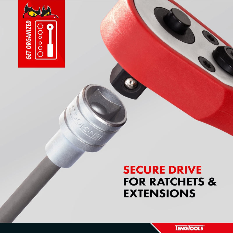 Teng Tools 1/2" Long XZN/Triple Square Bit Socket 10 Teng Tools - Dynamic Drive