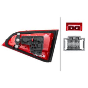 Hella Tail Light / Lamp W16W Left fits Audi A4 B8 2007-2015 1.8 2.0 2.7 3.0 3.2