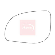 Apec Exterior Wing Mirror Glass Left fits Hyundai I10 I 2011-2013 1.0 1.2