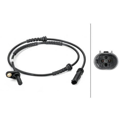Hella ABS Wheel Speed Sensor Front fits BMW 5 2009-2017