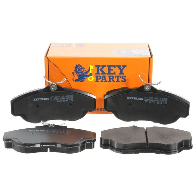 Key Parts 4 x Front Brake Pad Set fits Land Rover Discovery 1998-2004 2.5 4.0