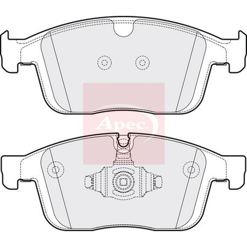 Apec Front Brake Pad Set fits Volvo XC60 I 2013-2017