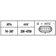 Hella Turbo Boost Pressure Sensor fits Rover 75 2003-2005 1.8