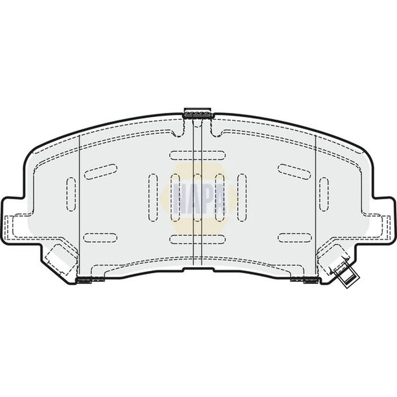 NAPA Front Brake Pad Set NBP1103