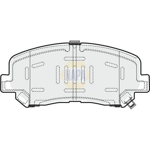 NAPA Front Brake Pad Set NBP1103