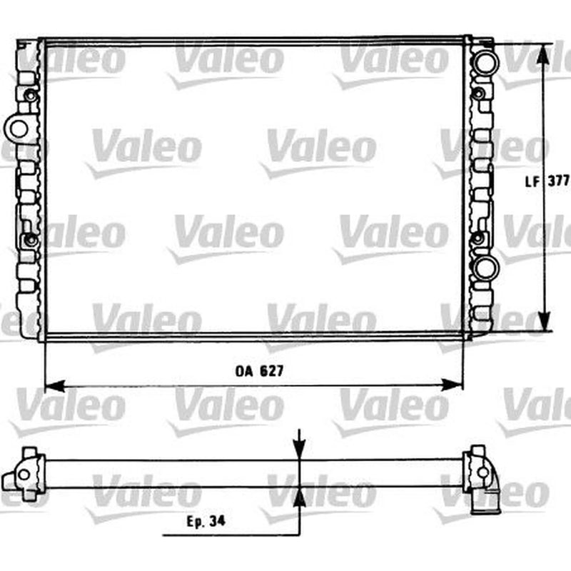 Valeo Engine Radiator 731127