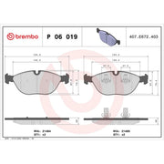Brembo Front Brake Discs & Pads fits VW Passat B5.5 2000-2005 2.8 4.0