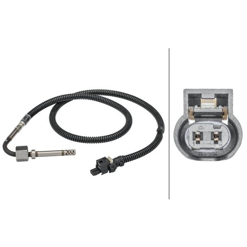 Hella Exhaust Gas Temperature Sensor after soot par fits Mercedes-Benz Glk-Class