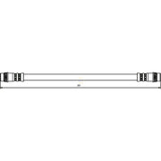 NAPA Brake Hydraulic Hose Line Rear Left fits Peugeot 206 1998-2012